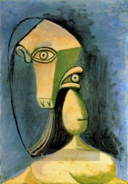 Buste de Figur weiblich 1940 Kubismus Ölgemälde